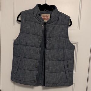 Levi's Blue Quilted Vest